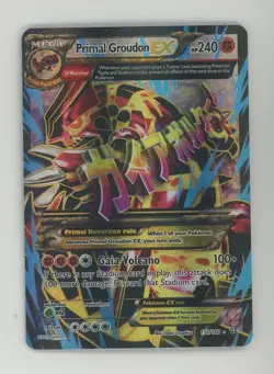Pokemon TCG Primal Clash 151/160 Primal Groudon EX Ultra Rare - Image 1