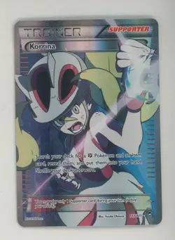 Pokemon TCG Furious Fists 111/111 Korrina Ultra Rare - Image 1