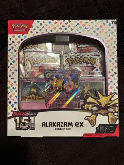 TCG Scarlet & Violet Pokemon 151 Alakazam ex Collection Box Sealed NEW 🔥 - Image 1