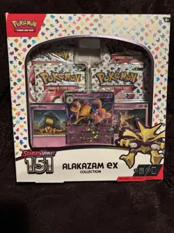 TCG Scarlet & Violet Pokemon 151 Alakazam ex Collection Box Sealed NEW 🔥 - Image 2
