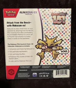 TCG Scarlet & Violet Pokemon 151 Alakazam ex Collection Box Sealed NEW 🔥 - Image 3