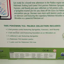 Pokemon Sprigatito Paldea Collection Box Sealed English Promo 290-85211 - Image 4