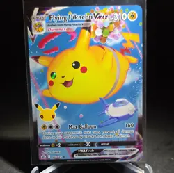 Pokemon TCG Celebrations Flying Pikachu VMAX 007/025 Ultra Rare Holo NM - Image 2