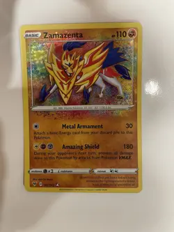 Zamazenta 102/185 Amazing Rare NM – Vivid Voltage - Image 1
