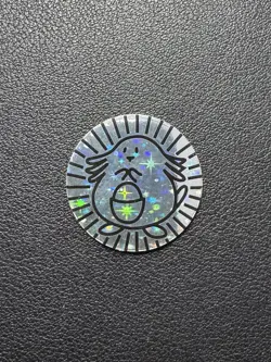 Vintage 1999 Chansey Pokemon Coin Rainbow Holo Sparkle Wizards Of The Coast WOTC - Image 1