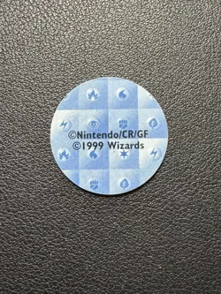 Vintage 1999 Chansey Pokemon Coin Rainbow Holo Sparkle Wizards Of The Coast WOTC - Image 2
