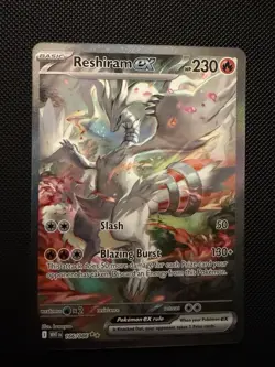Pokemon TCG Reshiram Holo Full Art Sir 166/086 White Flare English - Image 1