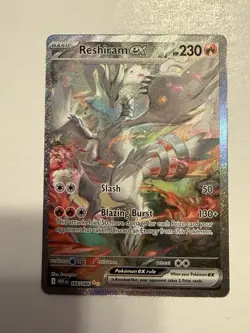 Pokemon TCG Reshiram Holo Full Art Sir 166/086 White Flare English - Image 5