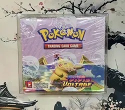 Pokemon TCG Sword & Shield Vivid Voltage Booster Box New Factory Sealed - Image 1