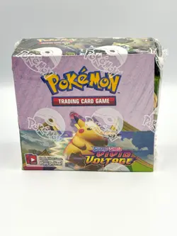 Pokemon TCG: Sword & Shield Vivid Voltage Booster Box Factory Sealed - Image 1