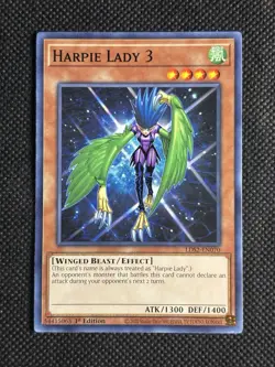 YuGiOh! - Harpie Lady 3 LDS2-EN070 Common 1st Edition Near Mint - Image 1