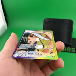 One Piece TCG - Nico Robin Op09-062 Alt Art Leader English Emperors In New World - Image 3