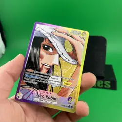 One Piece TCG - Nico Robin Op09-062 Alt Art Leader English Emperors In New World - Image 5