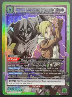 Union Arena TCG - Attack On Titan Super Rare And Alternate Art 9 Card Lot! - Image 5