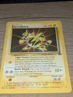Electabuzz #2 Movie Black Star Promo 1999 WOTC Pokemon Card TCG NM/LP - Image 1