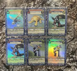 Digimon Digi-Battle Series 3/4 Card Lot - All Holos - Image 1