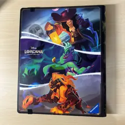 3 - Disney Villains 9-Pocket Binder/Portfolio Holds 252 Cards 2025 Lorcana EMPTY - Image 3