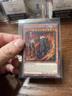 Yu-Gi-Oh! TCG Queen of the Blazing Domain Prismatic Secret Rare Card MP25-EN147 - Image 1