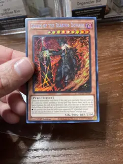 Yu-Gi-Oh! TCG Queen of the Blazing Domain Prismatic Secret Rare Card MP25-EN147 - Image 2