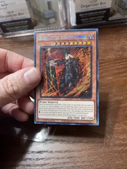 Yu-Gi-Oh! TCG Queen of the Blazing Domain Prismatic Secret Rare Card MP25-EN147 - Image 3