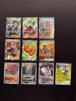 Pokemon TCG Double Rare Full Art Holo Lot 10 Cards - Image 1