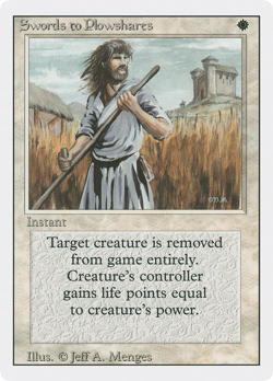 Swords to Plowshares (REGULAR) x1 - MTG Revised Edition 3ED #41 - Image 1