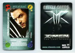 Wolverine - X-Men The Last Stand Battle Cards 2006 Daily Mail CCG Card - Image 1