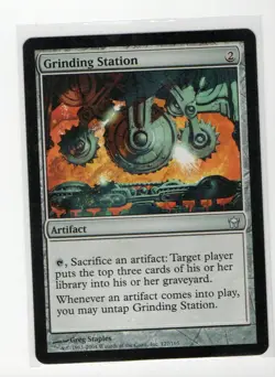 1x Grinding Station NM Fifth Dawn (5DN) MTG Magic the Gathering - Image 1