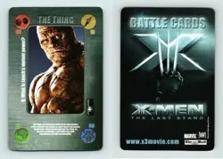 The Thing - X-Men The Last Stand Battle Cards 2006 Daily Mail CCG Card - Image 1