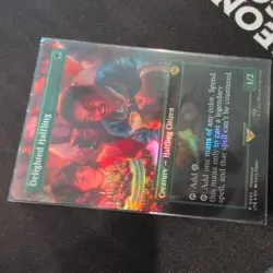 Delighted Halfling (Borderless) #402 (Foil) (NM) Lord of the Rings LTR Magic MTG - Image 1