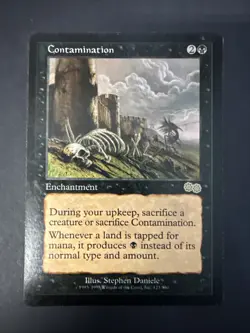 Contamination Urza's Saga MTG Magic the Gathering - Image 1