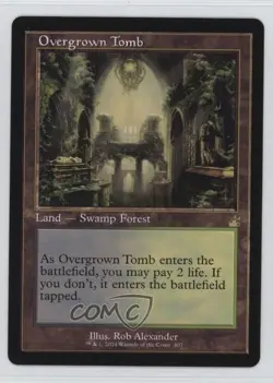Retro Frame - Overgrown Tomb Magic: Ravnica Remastered RVR #0407 - Image 1