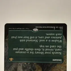 Magic: The Gathering Worldly Tutor Dominaria Remastered Green Rare Borderless - Image 3