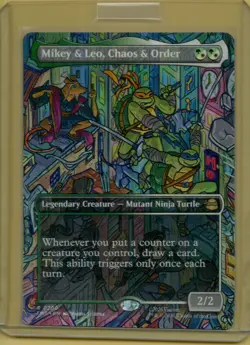 Mikey & Leo, Chaos & Order (Borderless) TMT 200 Normal R NM - Image 1