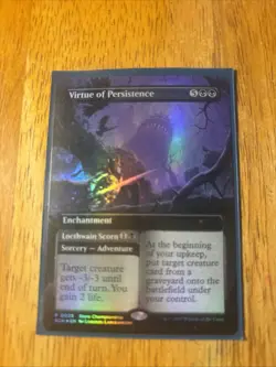 Virtue of Persistence -Store Championship Promo -Foil -LP/NM / MTG - Image 1