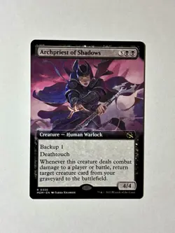 MTG Archpriest of Shadows 356 Rare Extended Art March of the Machine - Image 1