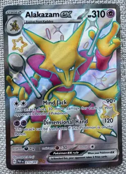 Alakazam ex 215/091 SV: Paldean Fates Pokemon TCG NM/M - Image 1