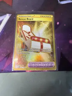 Rescue Board 225/167 Gold Secret Rare Twilight Masquerade Pokemon TCG *NM* - Image 1