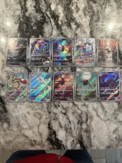 Korean Pokemon 10 Card Lot Of Art Rares - Image 1