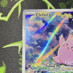 Pokemon Lillie's Clefairy ex 094/88 Journey Together Rare Holo English - Image 2