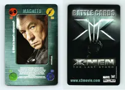 Magneto - X-Men The Last Stand Battle Cards 2006 Daily Mail CCG Card - Image 1