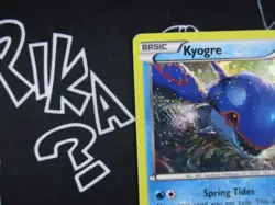 Kyogre 53/160 Cracked Ice Holo Primal Clash Pokemon TCG MP - Image 2