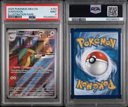 2025 POKEMON MEG EN-MEGA EVOLUTION ILLUSTRATION RARE #153 GUMSHOOS PSA 9 - Image 3
