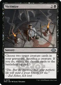 Victimize -Foil Light Play MTG Modern Horizons 3 - Image 1