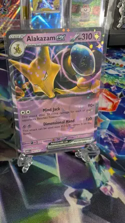 Pokemon TCG Alakazam EX 065/165 Scarlett & Violet 151 NM - Image 1