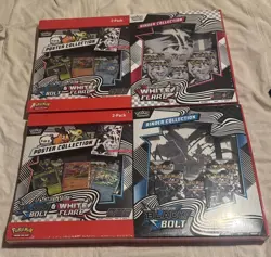 Pokemon Black Bolt & White Flare Binder + Poster Collection Sam's Club Bundles - Image 1