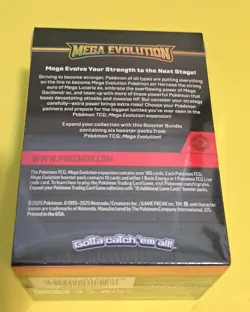 Pokemon TCG MEGA EVOLUTION Booster Bundle Box 6 Packs Factory SEALED NEW - Image 3