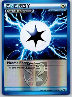 Plasma Energy 91/101 Pokemon Plasma Blast Reverse Holo Special Energy NM/LP - Image 1