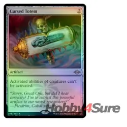 Foil Cursed Totem M/NM Magic: The Gathering MTG Modern Horizons 2 - Image 1