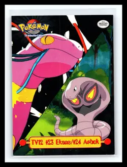 💥 1999 Topps Pokemon TV Animation Edition (Black Topps Logo) #TV1 Ash Ketchum - Image 1